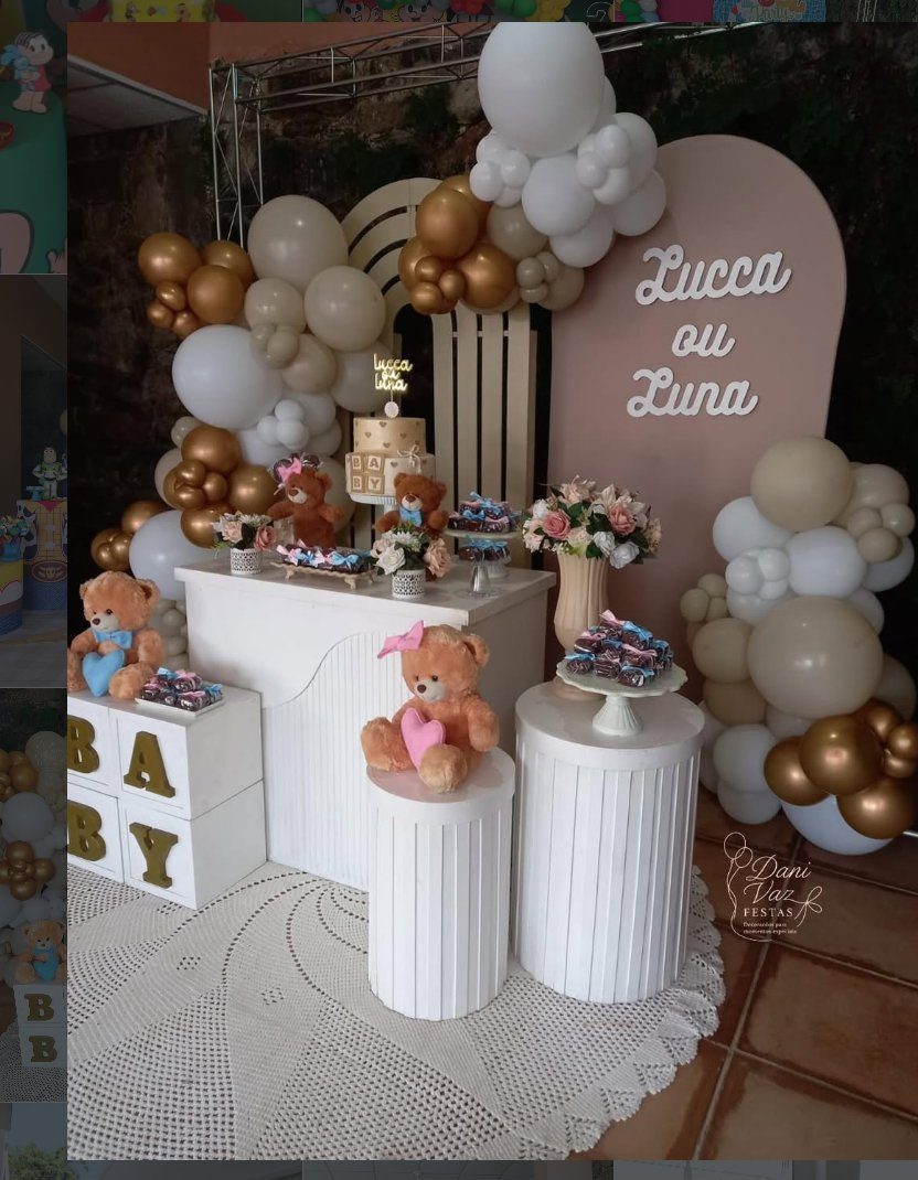 Área kids para festa infantil no Espaço Glow Grajaú RJ