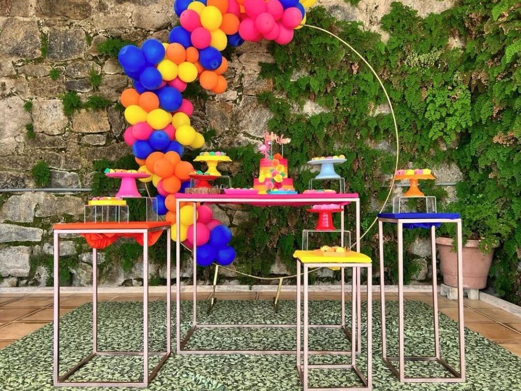 Espaço infantil decorado para festa no Grajaú Rio de Janeiro